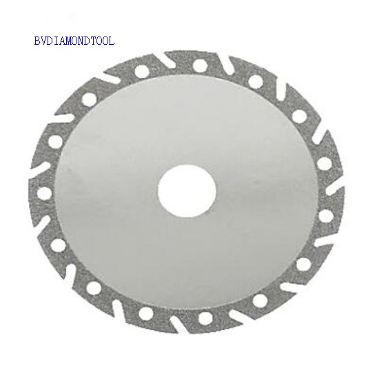 Electroplated Diamond Blade Brimmy Coating With Cooling Hole
